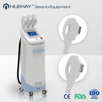 3 handles IPL machine / multifunctional IPL machine for skin treatment and hair removal