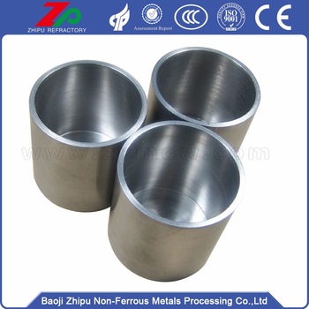 Pure niobium crucibles for vacuum industry