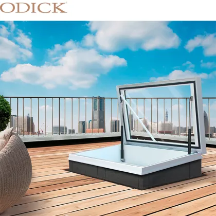Energy saving roof balcony skylight
