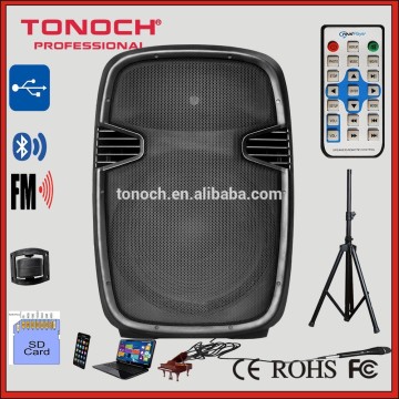 NEW 15" 2 way digital dj equipment subwoofer speaker with class d bi-AMP