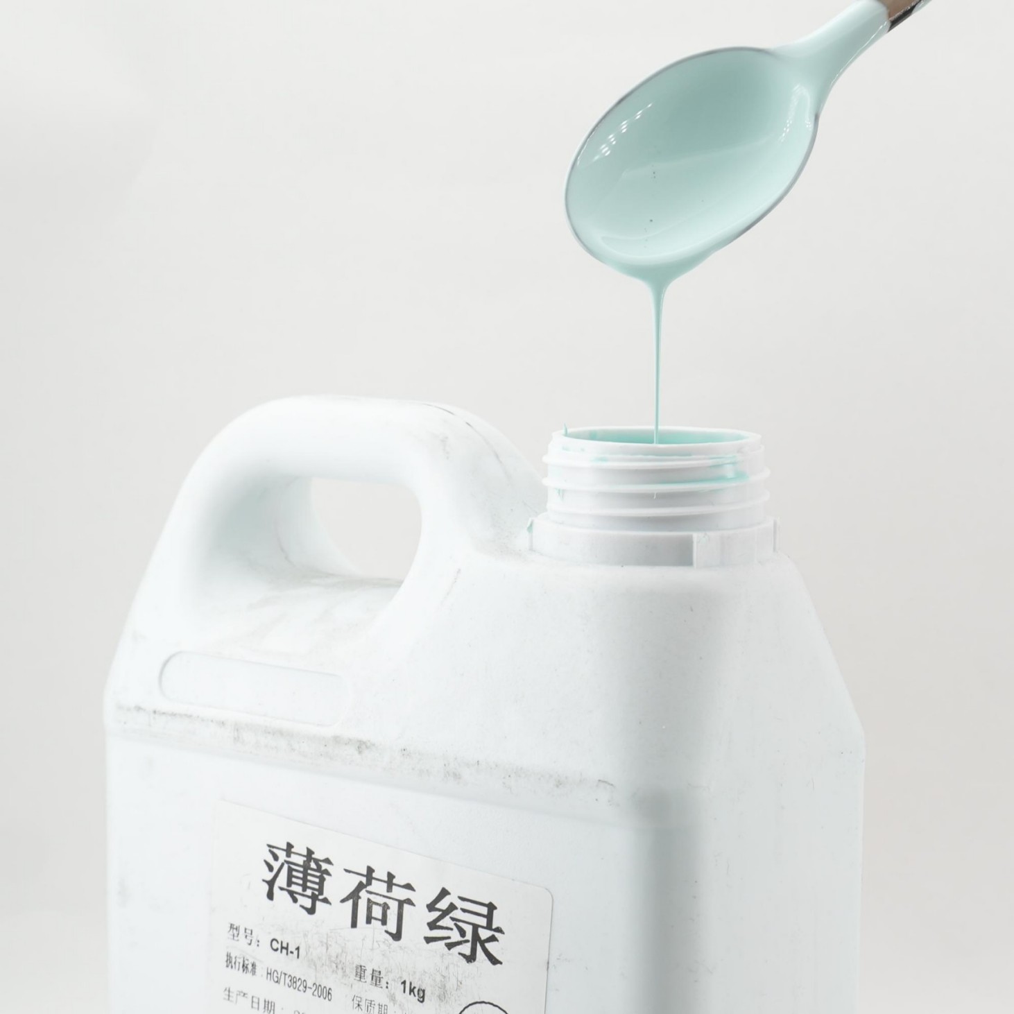 green epoxy floor paint