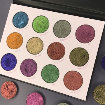 Private Label Glitter Chrome Holographic Duochrome Eyeshadow
