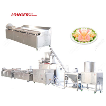 Automatic Lentil Crackers Production Line with Prawn Cracker Slice Machine