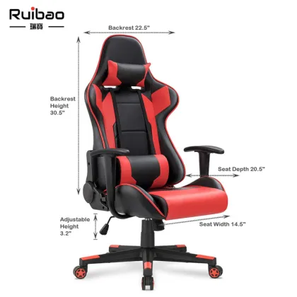 Red Racing Gamer Chair for PC and E-Sports