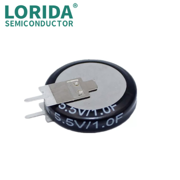 Lorida buena calidad 5.5V 1F V-Type 2.7V 5000F Power 8 Farad condensador para el audio de automóvil