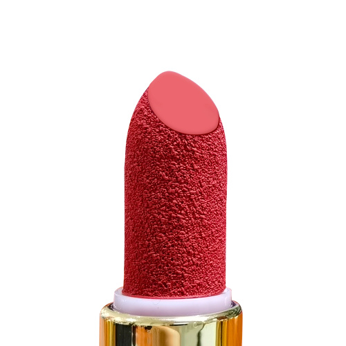 Geschnitzter Lippenstift aus Leder mit Diatomeen-Schlammrelief geschnitzter Lippenstift