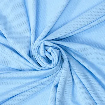 ผ้าถักตาข่ายโพลีเอสเตอร์แบบกำหนดเองสำหรับชุดกีฬา