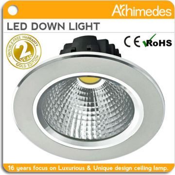 2013 aluminium recessed COB led downlight 3w/5w/7w/9w/12w with high CRI, CE ROHS