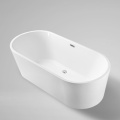 Bañera independiente de dos piezas Gran bañera de esquina de lujo de plástico portátil corta