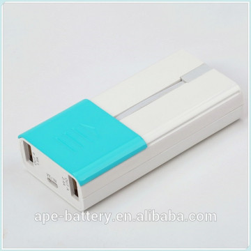 Dual USB rechargeable li-ion power bank for mobile phone 5V/3.5A