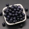 Blue Sandstone 8MM Stone Balls Home Decoration Round Crystal Beads