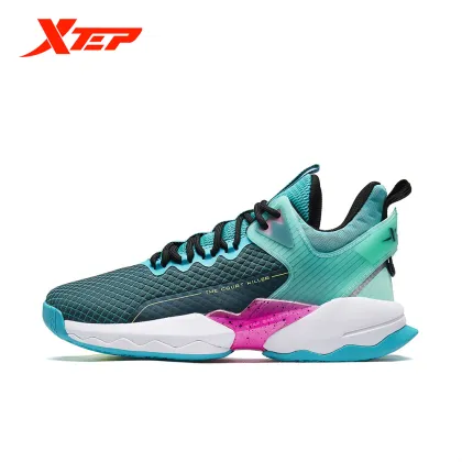 Xtep Basketball Shoes 2020 New Men's High-Top Indoor Sports Shoes Mesh Breathable Casual Shoes 980319121329