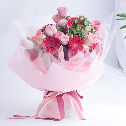 Waterproof transparent flower cellophane wrapping paper