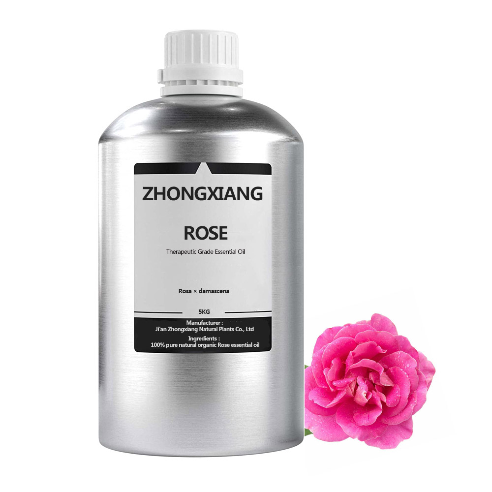 Oil de rosa orgânica natural de rosa natural 100% pura e pura