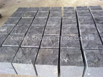 Sawn, Flamed, Natural Split Granite Cobble Paving Stone