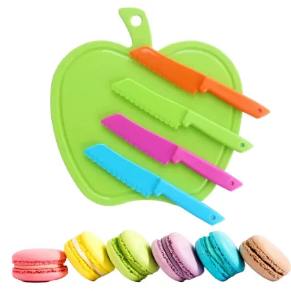 Children's Cooking Baking Knives for Fruit, Bread, and Cake