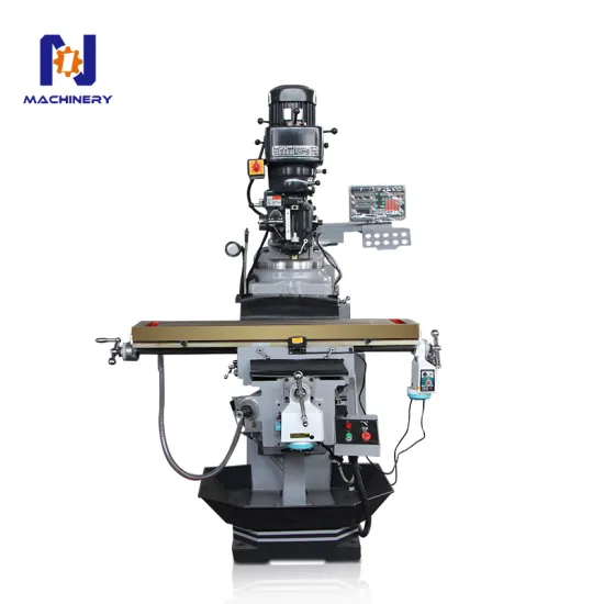 4H Vertical Turret Milling Machine with High-Speed Automatic Tool Feed