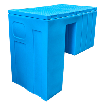Customizable Rotomolded Plastic Storage Cabinets with Multiple Mounting Options