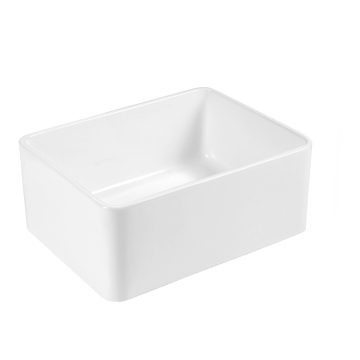 Luxury White Fireclay Farmhouse Kitchen Sink