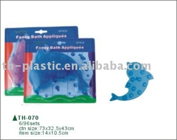 promotional cute shape non-slip bathroom floor mat