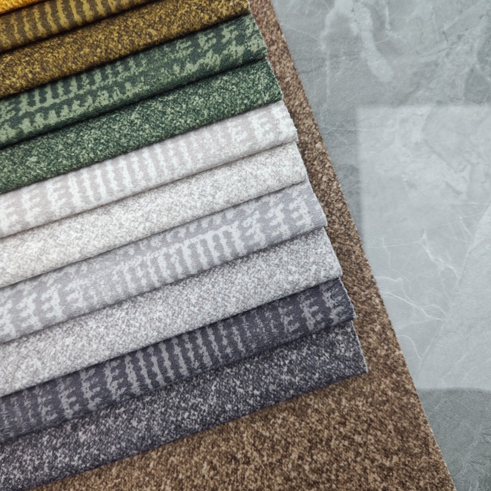 Modern Abstract Pattern Velvet Fabric for Furniture