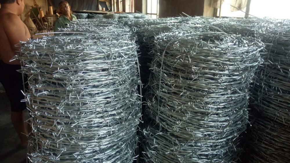 PVC dilapisi berduri kawat tradisional twist