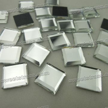Wholesale hotfix crystal flat back Rhinestone Multi facet Square Shape
