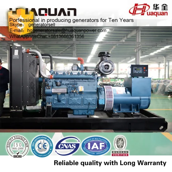 300kw Silent Diesel Generator Set with Shanghai Engine
