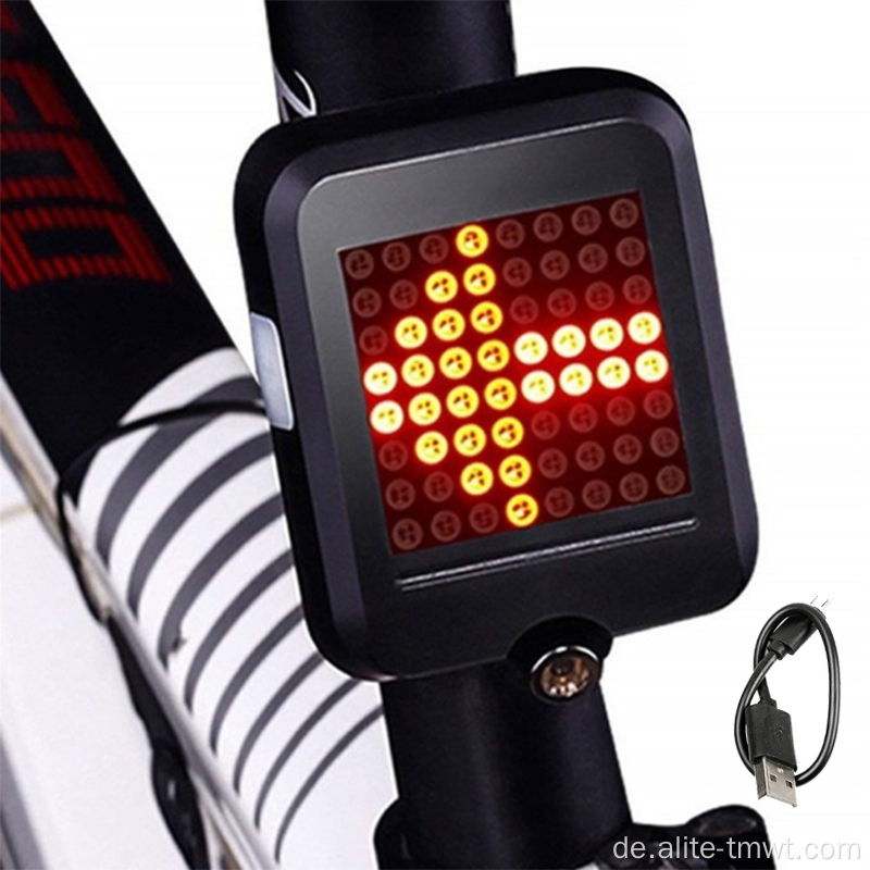 Smart Bike Drehen signalisiert Schwanzschutzlicht