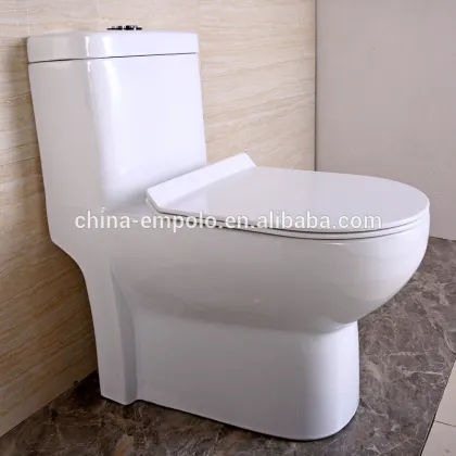 one Piece Washdown /siphonic Toilet Factory S/P Trap UF /PP Soft Closing Cover toilet tank toilet chair s-trap toilet ET211