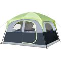 6 Persons dubbellager Family Camping Cabin Tent