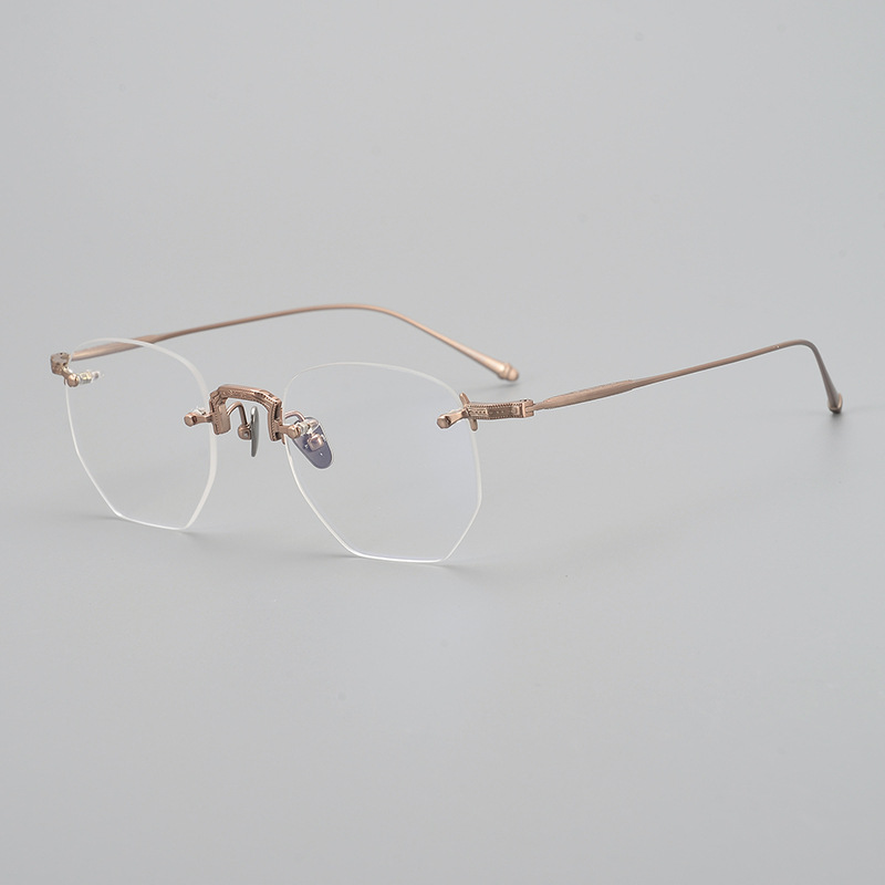 Rimless Pure Titanium Optical Frame