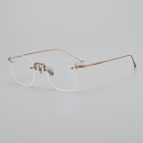 Rimless Pure Titanium Optical Frame