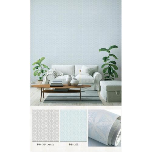 Non-woven wallpaper plant pattern wallpaper