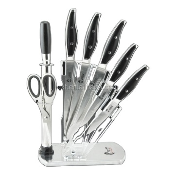 Hot Selling 8 Piece Stainless Steel Kitchen Knife Set with Holder