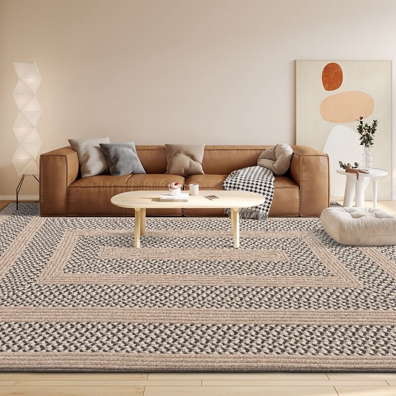 Big Large Size Wool Braided Living Room Rug