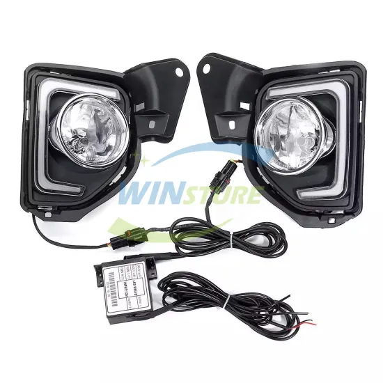 Winsture LED Fog Lamp for Toyota Hiace (2014-2018): U-Shaped Light Daytime Running Fog Lights - HIA-C002