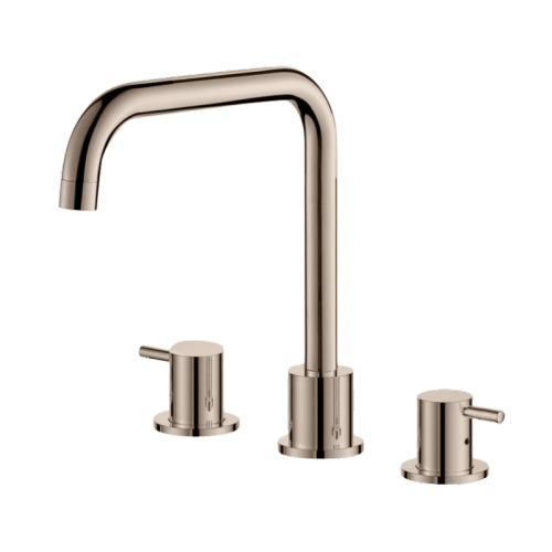 3-hole Basin Mixer With Long Spout