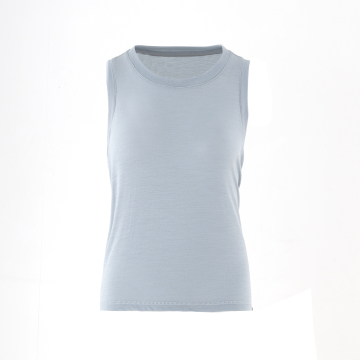 Glorya Women's Lightweight Merino Wool Crop Tank Top