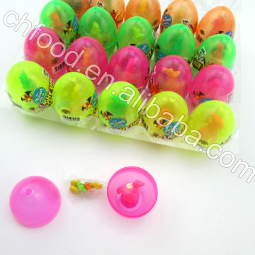 Hot Sell And Popular Light Up Egg Toy Candy