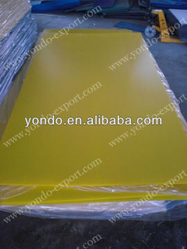 Corrugated plastic floor protection sheet