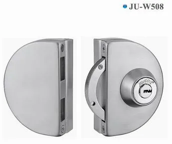 double glass door lock set door cylinder lock JU-W506