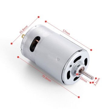 12V/24V RS-550 Micro DC Motor for Hair Dryer