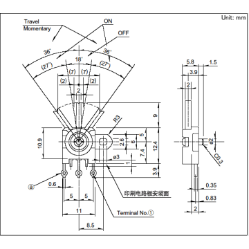 Bidirectional perception Detection switch