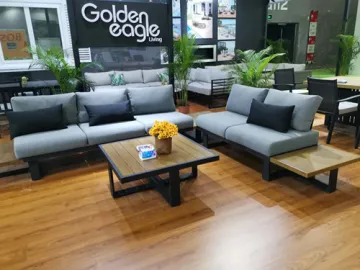Outdoor furniture set powder coating painting