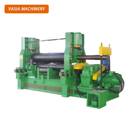 Nantong Donghai Hydraulic 3 Rollers Rolling Machine
