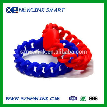 125KHz/13.56MHz RFID Silicone Watche/ Bracelet / Wristband