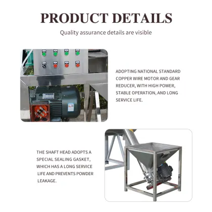 Portable 500Kg Helical Ribbon Spice Stainless Steel Electric Cake Flour Mixing Machine