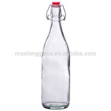 Transparent Glass bottles with air tight lid
