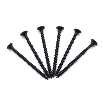 High-Quality Customized 8.8 Grade Black Self-Tapping Screws for Gypsum Board - Sizes M3.5, M3.9, and M4.2